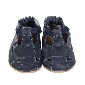 Robeez Soft Soles Baby Boys Sandal Blue Navy